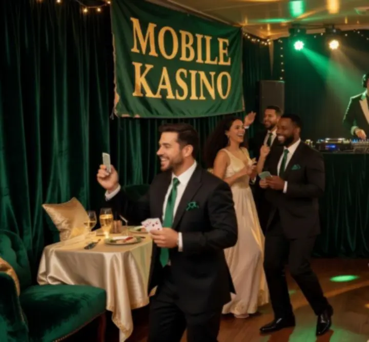 Tematická kasino party s DJem a tanečním parketem